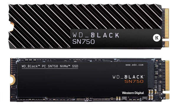 西數發布WD Black SN750 SSD：游戲模式一鍵加速